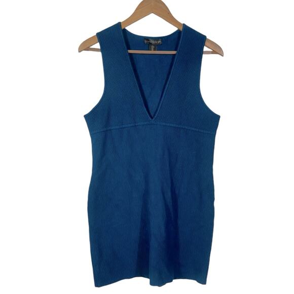 House of Harlow 1960 Ribbed Sleeveless Sweater Dress Size Large - Picture 1 of 8